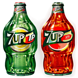 Vintage 7 Up Bottle PNG 18 PNG