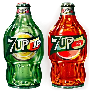 Vintage 7 Up Bottle Png 18 PNG Image