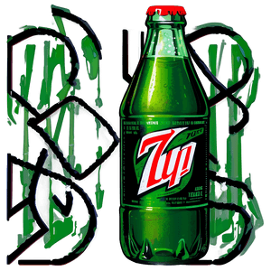 Vintage 7 Up Bottle PNG 30 PNG