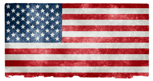 Vintage American Flag Texture PNG image with transparent background