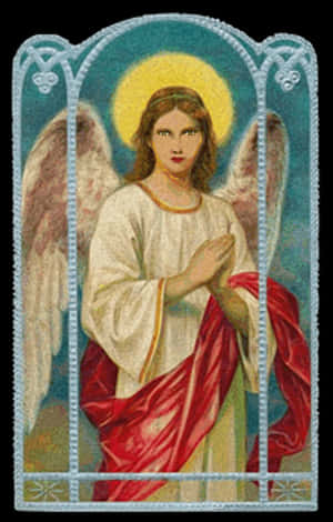 Vintage Angel Illustration PNG image with transparent background