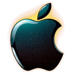 Vintage Apple Logo Illustration PNG 05232024 PNG with transparent background