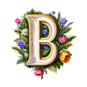 Vintage B Letter Png Yns29 PNG Image