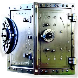 Vintage Bank Vault Png Lgc PNG Image