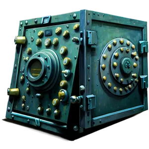 Vintage Bank Vault Png Tva PNG Image