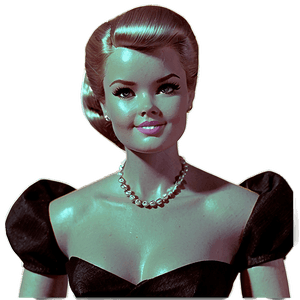 Vintage Barbie PNG 45 PNG image with transparent background