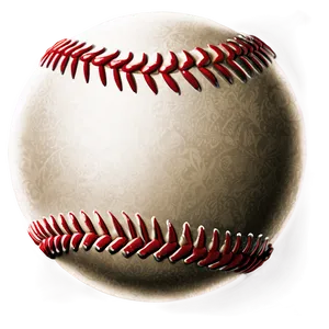 Vintage Baseball Stitch Illustration Png 06132024 PNG Image