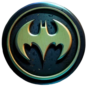 Vintage Batman Logo Art Png Ugs PNG Image