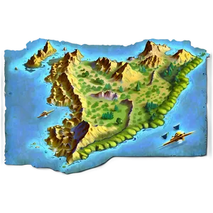 Vintage Battlefield Map Png 38 PNG Image