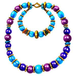 Vintage Beads Set PNG hul11 PNG with transparent background