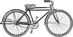 Antique Bicycle - Png Antique Bike, Transparent Png PNG with transparent background