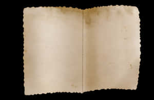 Vintage Blank Open Book Page PNG image with transparent background