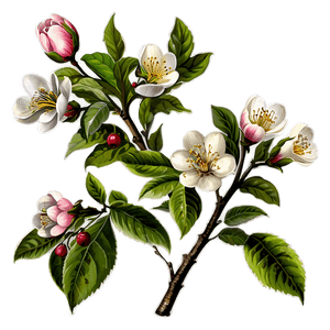 Vintage Blossom PNG 30 PNG image with transparent background