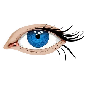 Vintage Blue Eyes Illustration Png Neu PNG Image