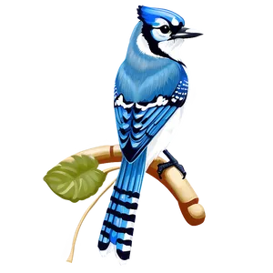 Vintage Blue Jay Illustration Png Rbj PNG Image