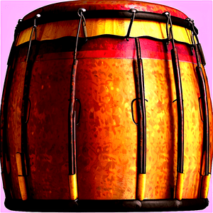 Vintage Bongo Drums PNG 05242024 PNG image with transparent background