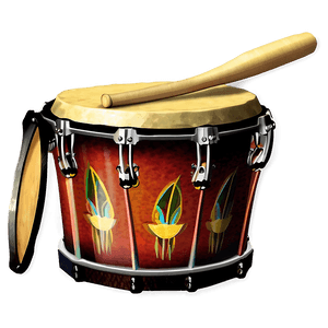 Vintage Bongo Drums PNG uus PNG image with transparent background