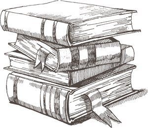 Bookstack - Black And White Stack Of Books, HD Png Download PNG image with transparent background