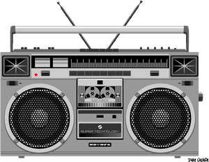 Boombox Vector, HD Png Download PNG image with transparent background