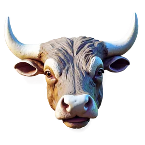 Vintage Bull Head Drawing Png Wfk PNG Image