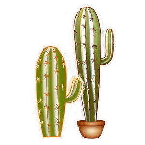 Vintage Cactus Sketch Png 06282024 PNG Image