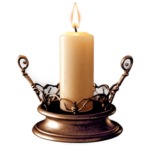 Vintage Candle Holder PNG vng PNG image with transparent background