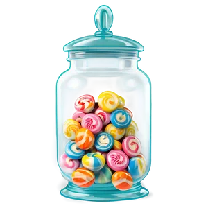 Vintage Candy Jar Png Msh PNG Image