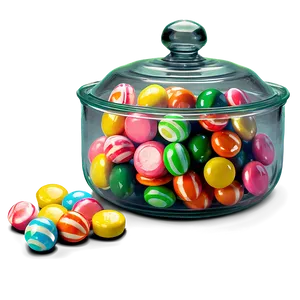 Vintage Candy Jar Png Snb PNG Image