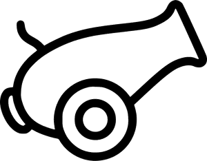 Cannon - Clipart Cannon Png, Transparent Png PNG