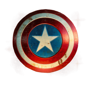 Vintage Captain America Poster PNG drw61 PNG image with transparent background
