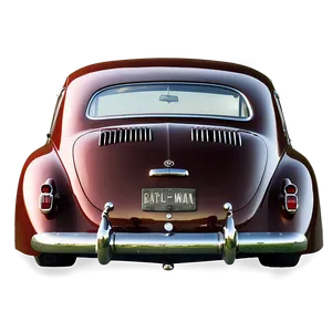 Vintage Car Back Png 06262024 PNG Image