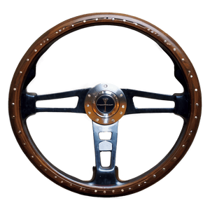 Vintage Car Steering Wheel PNG 05252024 PNG image with transparent background