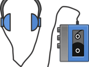 Radio Clipart Tape Player - Cassette Player Clipart, HD Png Download PNG image with transparent background