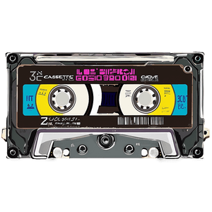 Vintage Cassette Tape PNG 05252024 PNG