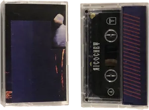 Vintage Cassette Tapewith Case PNG Image