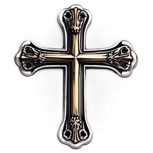 Vintage Catholic Cross Logo Png Tdb71 PNG Image