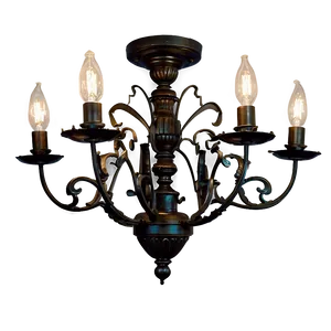 Vintage Ceiling Light Fixture Png Lnq PNG Image