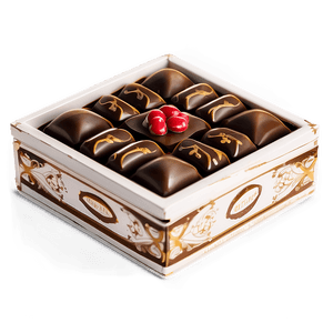 Vintage Chocolate Box Design PNG 06212024 PNG