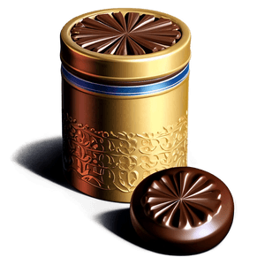 Vintage Chocolate Box Design PNG ndf74 PNG
