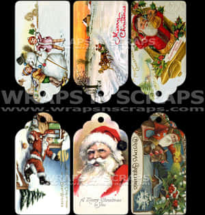 Christmas Victorian Gift Tags, HD Png Download PNG