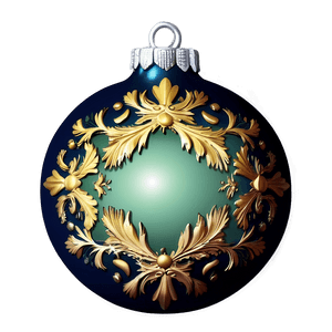 Vintage Christmas Ornaments PNG wpb PNG image with transparent background