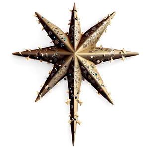 Vintage Christmas Tree Star Png Pov93 PNG Image