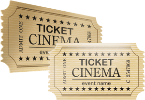 Movie Ticket Png - Transparent Movie Tickets Png, Png Download PNG image with transparent background