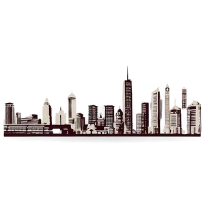 Vintage City Skyline Png 06202024 PNG Image