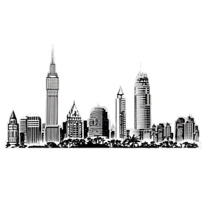 Vintage City Skyline Png War PNG Image