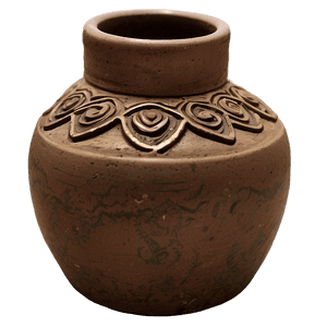 Vintage Clay Ink Pots PNG mbw PNG