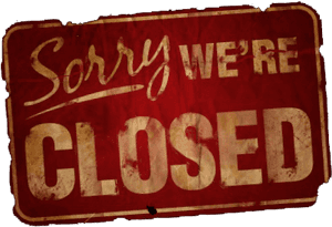 Vintage Closed Sign PNG