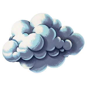 Vintage Cloud Vector Drawing Png 49 PNG Image