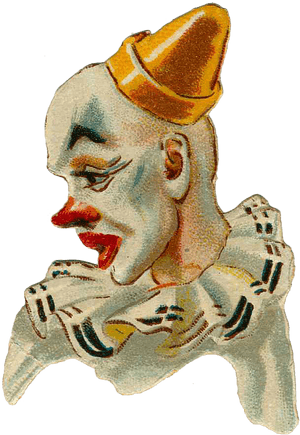 Vintage Circus Png - Vintage Clowns PNG image with transparent background