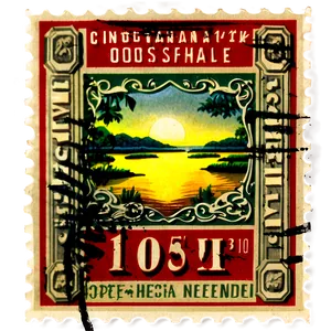 Vintage Commemorative Stamp Png 06282024 PNG Image